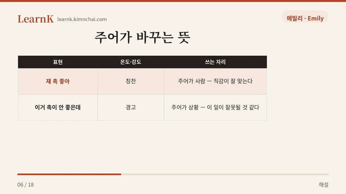 사람이냐 상황이냐