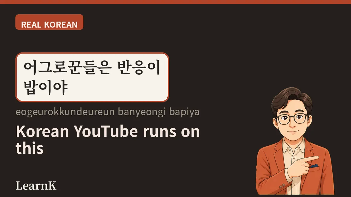 어그로 끌지 마 (eogeuro kkeulji ma): a gíria da internet coreana que fisga a sua atenção — '어그로'
