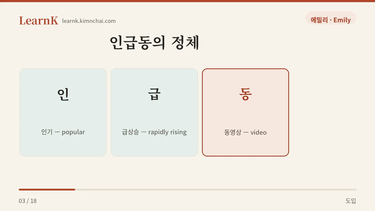 인기 급상승 동영상