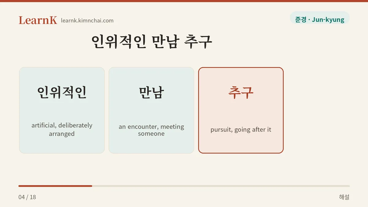 인 + 만 + 추