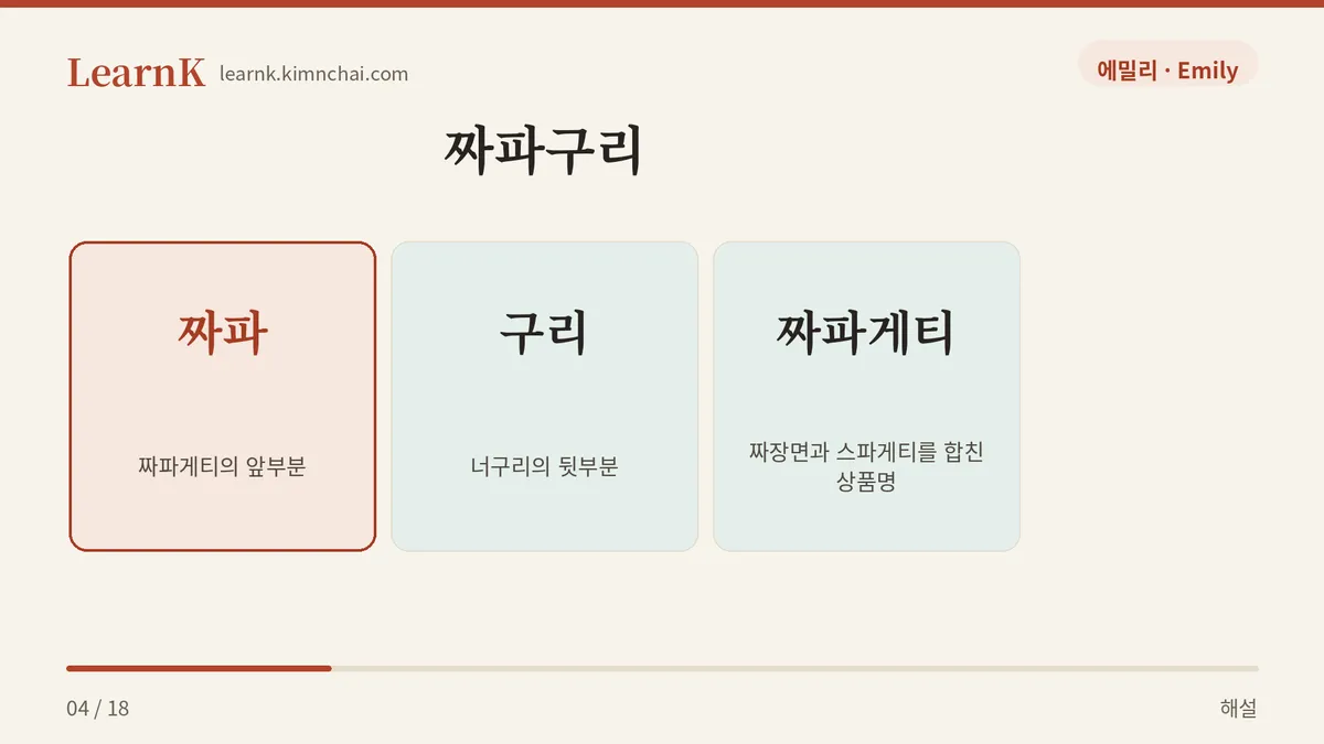 짜파 + 구리