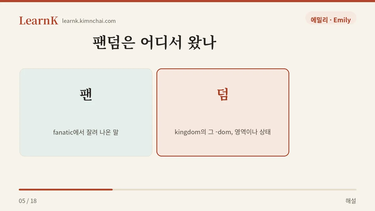 팬 + 덤