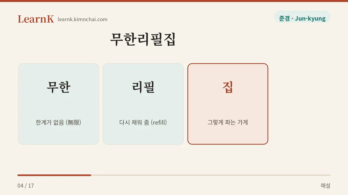 무한 + 리필