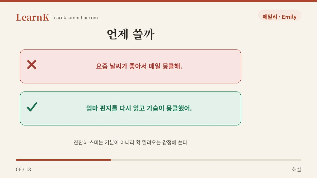 슬픔 전용이 아니다