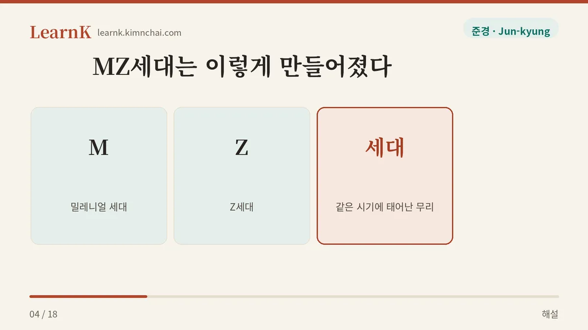 밀레니얼과 Z를 붙였다