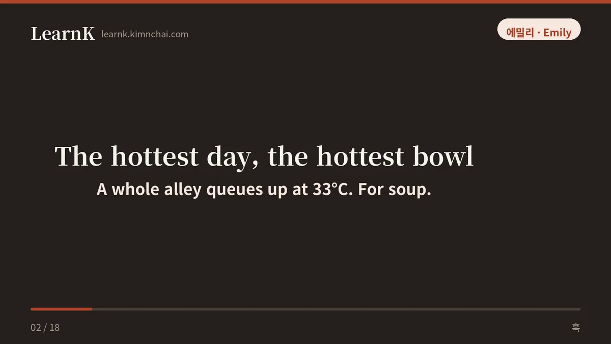 The hottest day, the hottest bowl