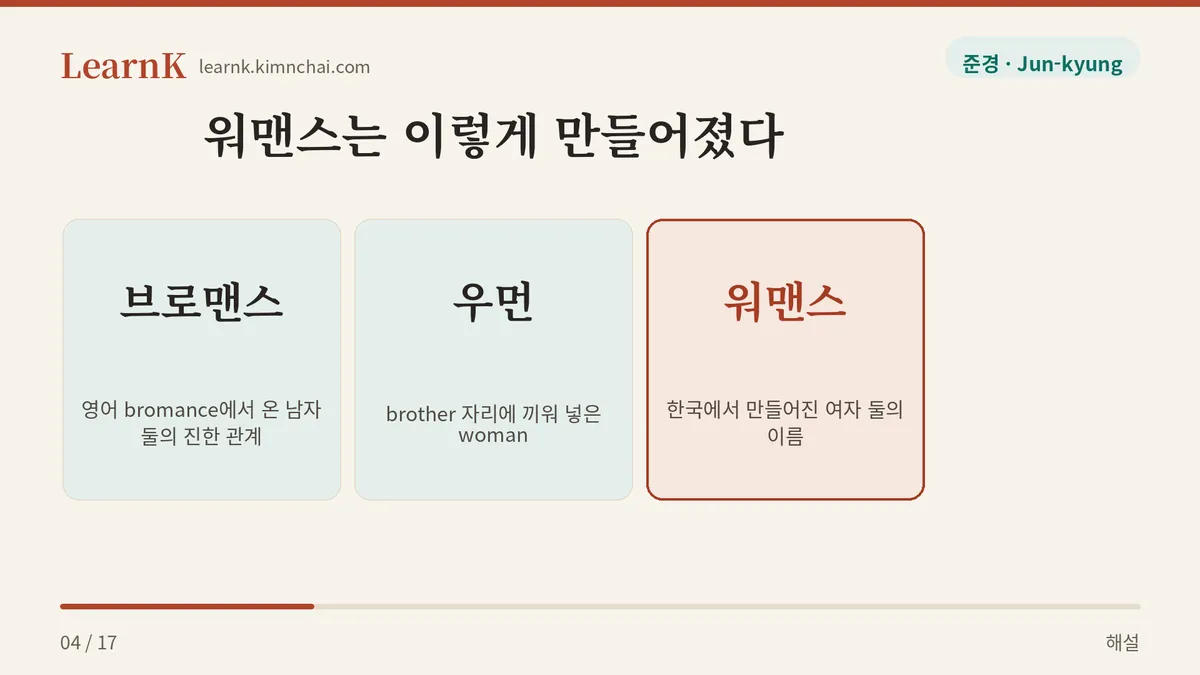 브로맨스 다음에 온 이름