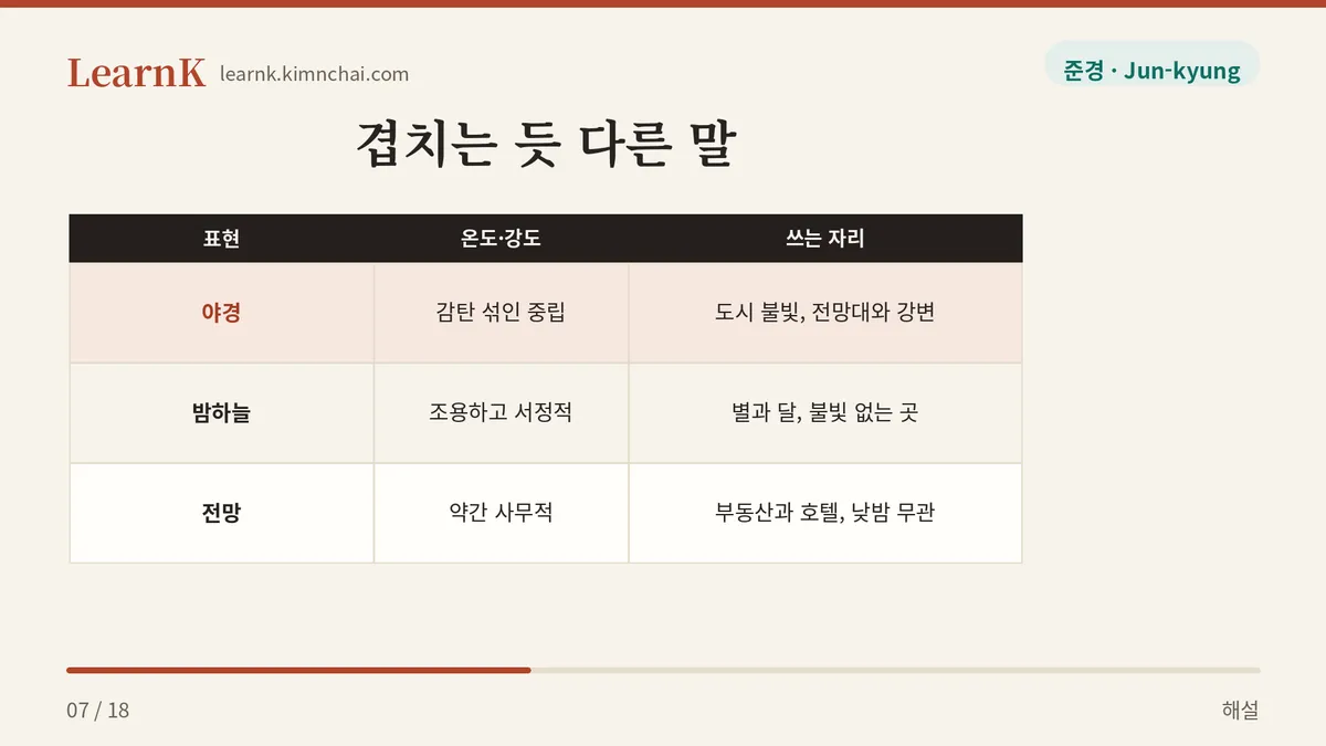 야경 · 밤하늘 · 전망